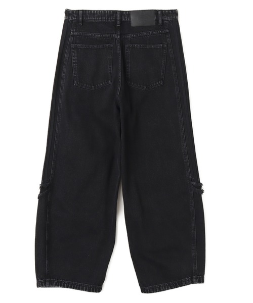 adidas(アディダス)の「adidas TG WIDE DENIM PANTS / アディダス チームガイスト ワイド D パンツ(デニムパンツ・メンズ・ブラック・24inch/25inch/26inch/30inch/32inch/34inch/36inch)」の8枚目の写真