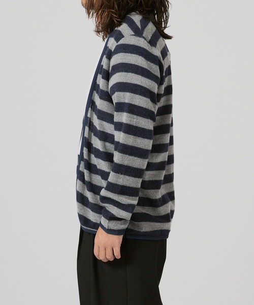 FLISTFIA（フリストフィア）の「FLISTFIA Piping Cardigan / PC01016（カーディガン/ボレロ・メンズ・グリーン/ネイビー・3/2）」の14枚目の写真