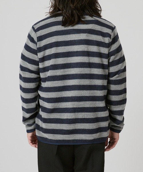 FLISTFIA（フリストフィア）の「FLISTFIA Piping Cardigan / PC01016（カーディガン/ボレロ・メンズ・グリーン/ネイビー・3/2）」の15枚目の写真