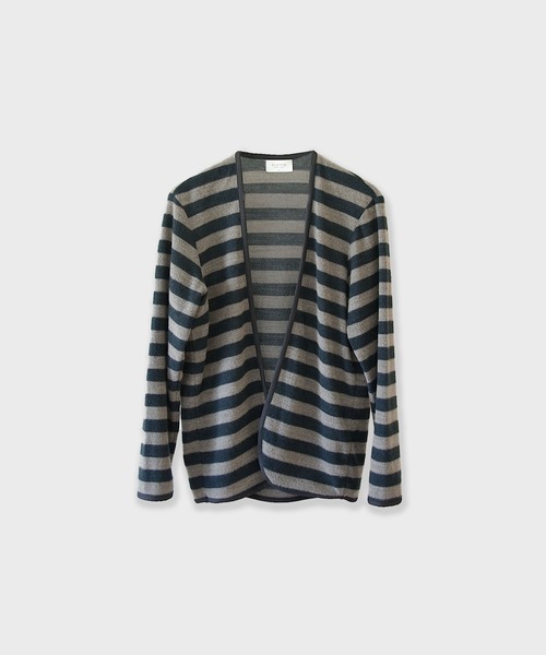 FLISTFIA（フリストフィア）の「FLISTFIA Piping Cardigan / PC01016（カーディガン/ボレロ・メンズ・グリーン/ネイビー・3/2）」の18枚目の写真