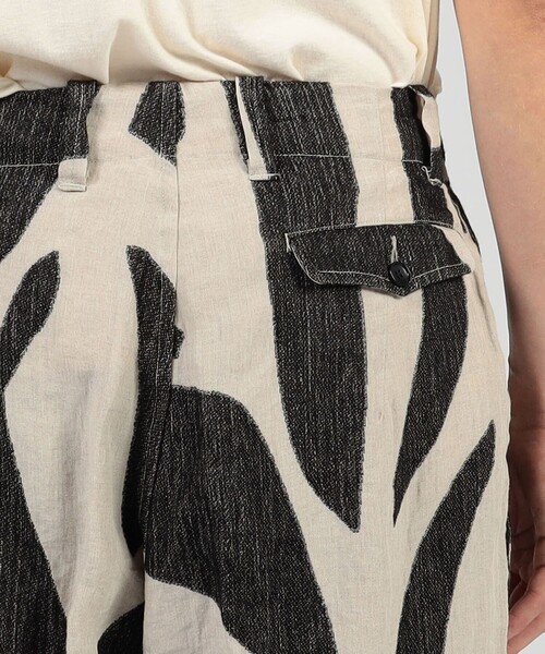 HAVERSACK（ハバーザック）の「HAVERSACK ATTIRE リネンコットン 総柄パンツ（その他パンツ・メンズ・グレー系その他・S）」の7枚目の写真