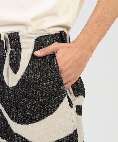 HAVERSACK（ハバーザック）の「HAVERSACK ATTIRE リネンコットン 総柄パンツ（その他パンツ・メンズ・グレー系その他・S）」の8枚目の写真