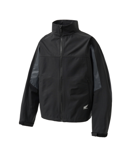PHYPS MOTORCYCLE(フィップスモーターサイクル)の「H-Tech 3Layer Wind Shield Track Jacket Black(ナイロンジャケット・レディース・その他・SMALL/MEDIUM/LARGE/X-LARGE)」の1枚目の写真