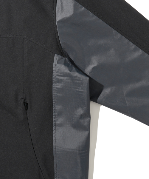 PHYPS MOTORCYCLE(フィップスモーターサイクル)の「H-Tech 3Layer Wind Shield Track Jacket Black(ナイロンジャケット・レディース・その他・SMALL/MEDIUM/LARGE/X-LARGE)」の8枚目の写真