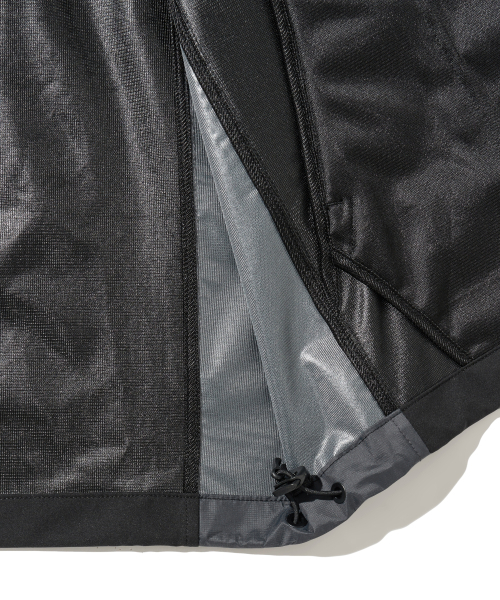 PHYPS MOTORCYCLE(フィップスモーターサイクル)の「H-Tech 3Layer Wind Shield Track Jacket Black(ナイロンジャケット・レディース・その他・SMALL/MEDIUM/LARGE/X-LARGE)」の9枚目の写真