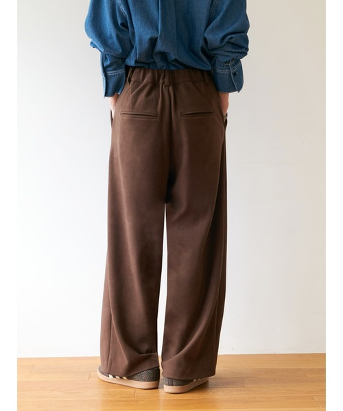 Brown&Street(ブラウンアンドストリート)の「フリースセミストレートパンツ(その他パンツ・レディース・ブラウン/ダークカーキ/ブラック・FREE)」の11枚目の写真