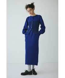 Layered knit dress レイヤードニットドレス
