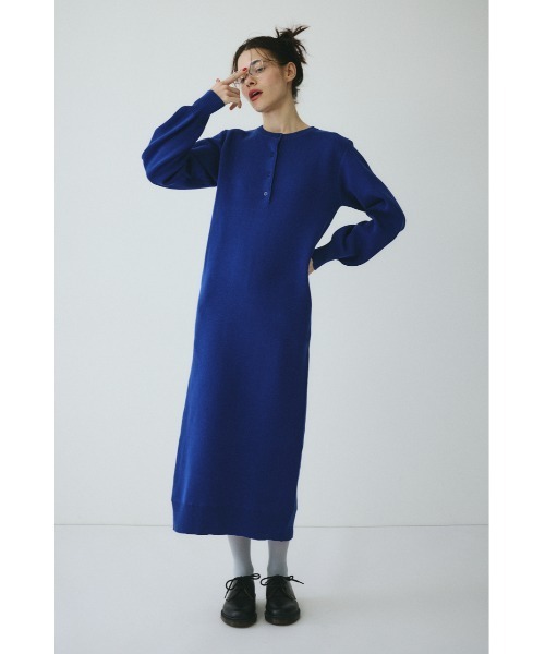 HeRIN.CYE(ヘリンドットサイ)の「Layered knit dress レイヤードニットドレス(ワンピース・レディース・レッド/ブラック/ブルー・FREE)」の15枚目の写真