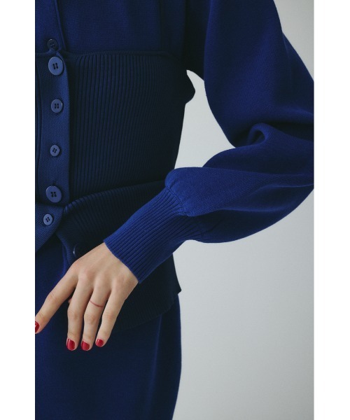 HeRIN.CYE(ヘリンドットサイ)の「Layered knit dress レイヤードニットドレス(ワンピース・レディース・レッド/ブラック/ブルー・FREE)」の19枚目の写真