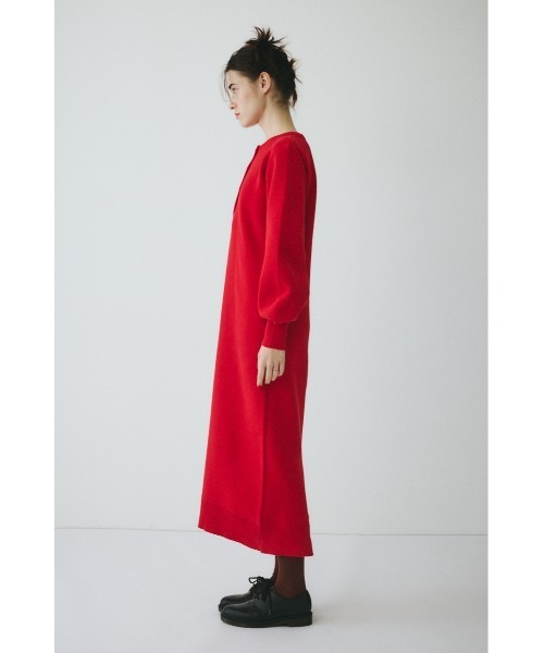 HeRIN.CYE(ヘリンドットサイ)の「Layered knit dress レイヤードニットドレス(ワンピース・レディース・レッド/ブラック/ブルー・FREE)」の10枚目の写真