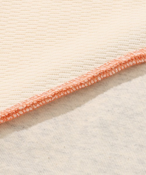 KRIFF MAYER Lady's Collection(クリフメイヤーレディースコレクション)の「のび~る裏毛 異素材切替ラグランスウェット / プルオーバー(ストレッチ・サーマル・ヴィンテージ風)(スウェット・レディース・オートミール/チャコール/カラフル/ピンク・MEDIUM/LARGE)」の19枚目の写真