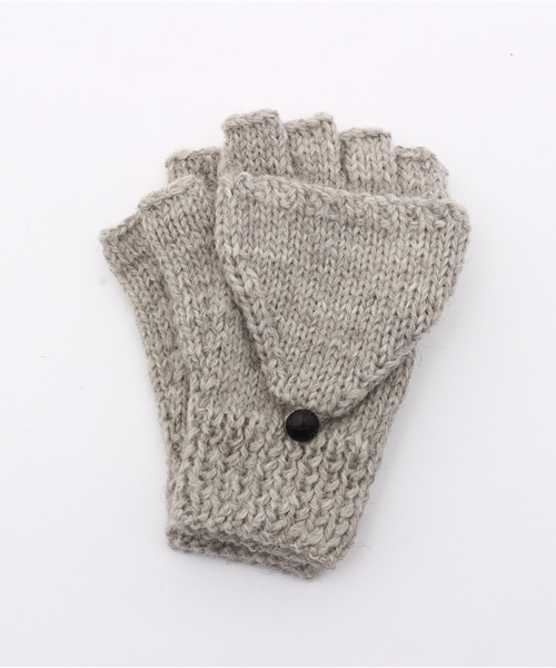 JOURNAL STANDARD（ジャーナルスタンダード）の「【Black Sheep/ブラックシープ】 2WAY ミトン（手袋・レディース・ライトグレー/ブラック/アイボリー/チャコールグレー・FREE）」の4枚目の写真