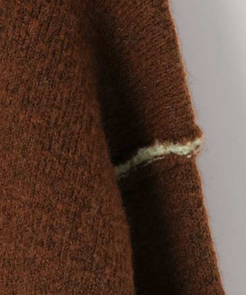 LOWRYS FARM（ローリーズファーム）の「バイカラーハイネックニットプルオーバーＬＳ　625124（ニット/セーター・レディース・ベージュ/ブラウン/グレー・FREE）」の22枚目の写真