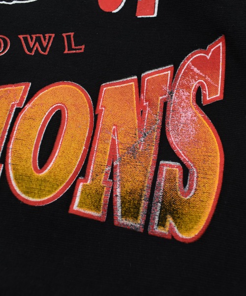 LABORATORY R(ラボラトリーアール)の「【USED】90’s REBEL “WISCONSIN CHAMPIONS” リバースタイプ スウェット(スウェット・メンズ・ブラック・X-LARGE)」の4枚目の写真
