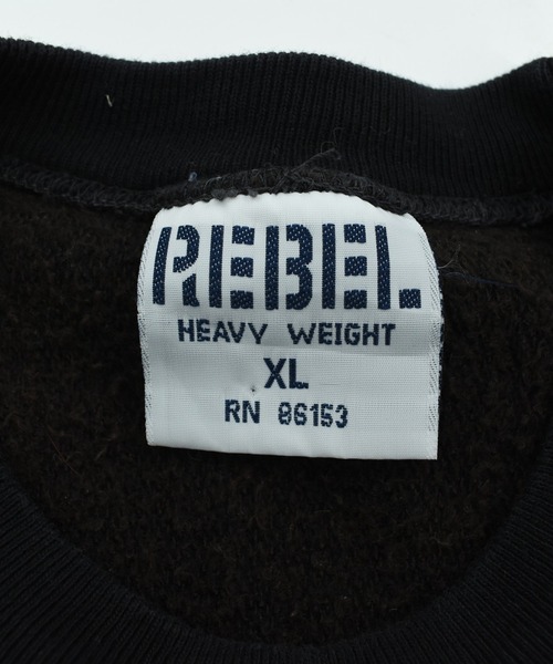 LABORATORY R(ラボラトリーアール)の「【USED】90’s REBEL “WISCONSIN CHAMPIONS” リバースタイプ スウェット(スウェット・メンズ・ブラック・X-LARGE)」の6枚目の写真