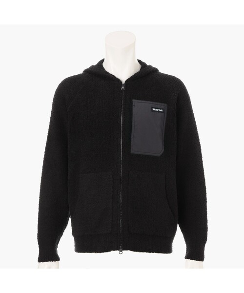 BRIEFING(ブリーフィング)の「LW KNIT FLEECE PARKA(ブルゾン・メンズ・ブラック・L/M)」の1枚目の写真