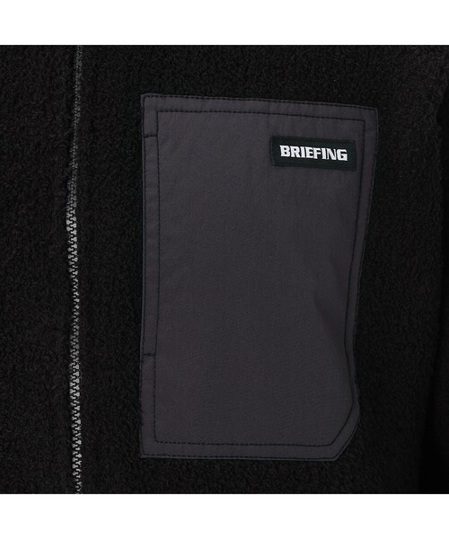 BRIEFING(ブリーフィング)の「LW KNIT FLEECE PARKA(ブルゾン・メンズ・ブラック・L/M)」の5枚目の写真