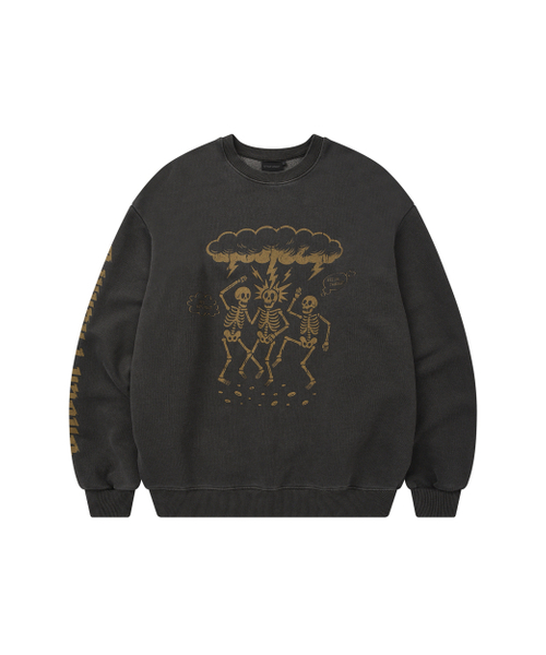 DYSFUNCT(ディスファンクト)の「SHOCK THERAPY PIGMENT SWEATSHIRT (CHARCOAL)(スウェット・メンズ・その他・MEDIUM/LARGE/X-LARGE)」の1枚目の写真