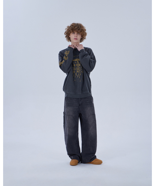 DYSFUNCT(ディスファンクト)の「SHOCK THERAPY PIGMENT SWEATSHIRT (CHARCOAL)(スウェット・メンズ・その他・MEDIUM/LARGE/X-LARGE)」の6枚目の写真