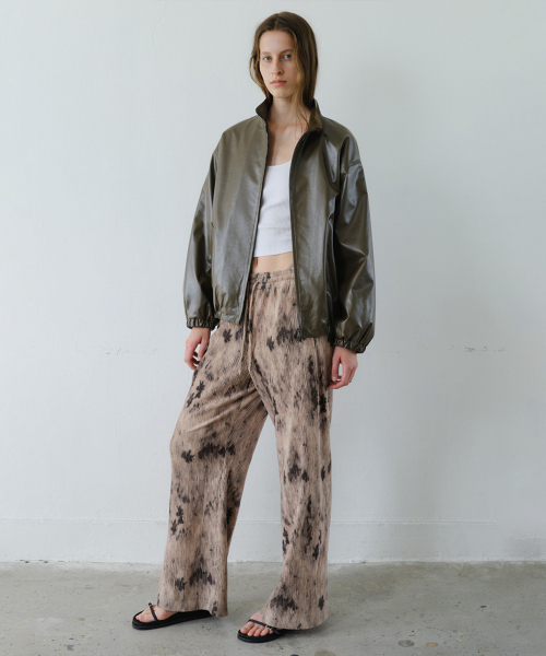 EN OR(エンオール)の「SMUDGE VELOUR BANDING PANTS - BEIGE(その他パンツ・レディース・その他・FREE)」の3枚目の写真