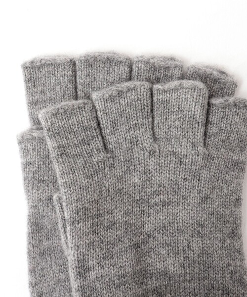 DANTON/ダントン】WOOL KNIT FINGERLESS GLOVES DT-H0307 GPW（手袋