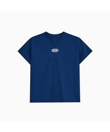 VENODE Small Track Logo Active Tshirts_Blue (Crop Fit)