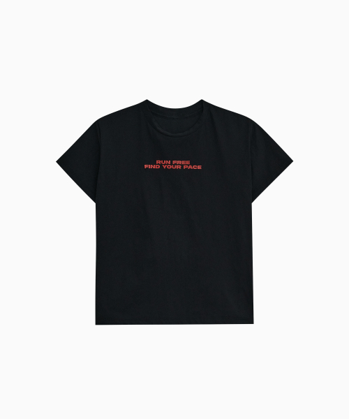 MENASOO(ミナス)の「VENODE Runfree Crop Tshirts_Black (Crop Fit)(Tシャツ/カットソー・レディース・ブラック・1/2)」の10枚目の写真