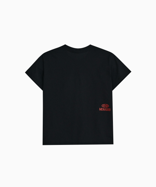 MENASOO(ミナス)の「VENODE Runfree Crop Tshirts_Black (Crop Fit)(Tシャツ/カットソー・レディース・ブラック・1/2)」の11枚目の写真