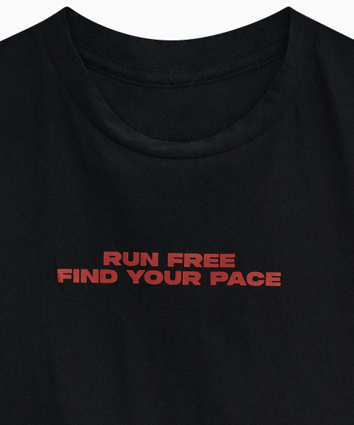 MENASOO(ミナス)の「VENODE Runfree Crop Tshirts_Black (Crop Fit)(Tシャツ/カットソー・レディース・ブラック・1/2)」の12枚目の写真