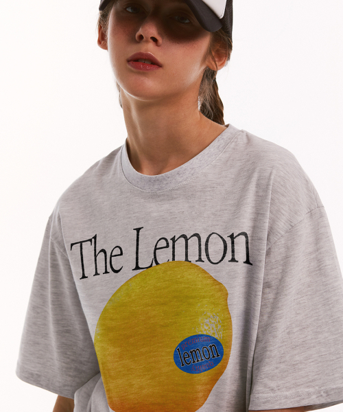 MATCHGLOBE(マッチグローブ)の「カラー レモン オーバーサイズ Tシャツ (ライトメランジ)(Tシャツ/カットソー・レディース・その他・FREE)」の2枚目の写真