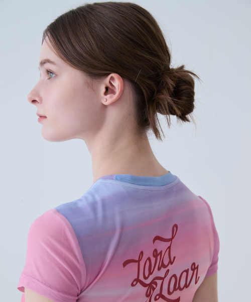 LORDLOAR(ロードロアル)の「パールプリント半袖Tシャツ PINK(Tシャツ/カットソー・レディース・その他・SMALL/MEDIUM)」の3枚目の写真