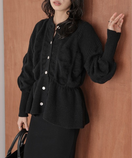 ★専用★ デニムベスト➕2点セット　YORT ニット　ブラック セール】ドロストネックデニムベスト（ベスト）｜select MOCA