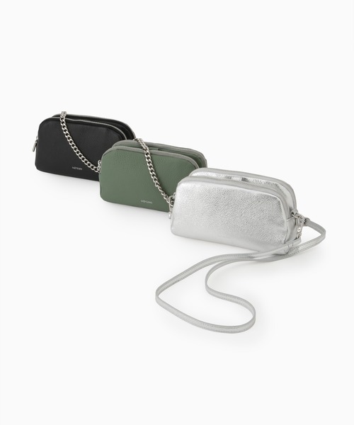 LAZY SUSAN（レイジースーザン）の「ショルダーバッグ　トリオ（ショルダーバッグ・レディース・ライトグリーン/シルバー/ブラック・FREE）」の10枚目の写真