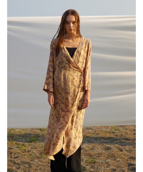 [Robe Dress] Plants - Beige