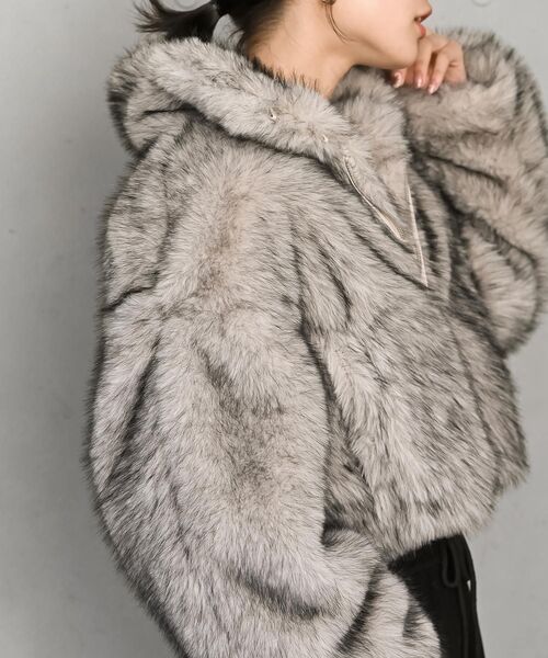 ミックスファー2WAYブルゾン（ブルゾン）｜rps（アールピーエス