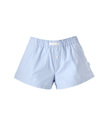 MINA SONG（ミナソン）の「ESSENTIAL COTTON SHORTS- BONDI BLUE（その他パンツ）」