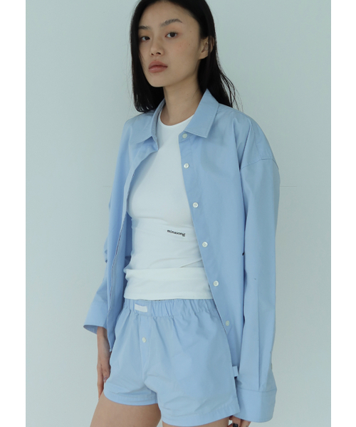 MINA SONG(ミナソン)の「ESSENTIAL COTTON SHORTS- BONDI BLUE(その他パンツ・レディース・その他・FREE)」の4枚目の写真