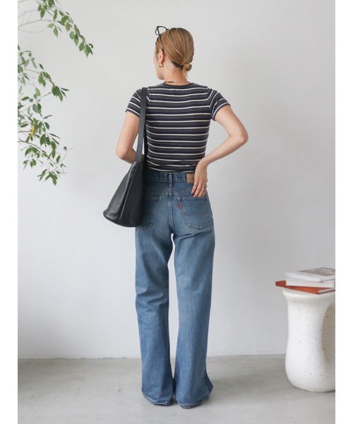 Ungrid（アングリッド）の「ハイウエストフレアデニム（デニムパンツ・レディース・ブルー・26inch/25inch/24inch）」の18枚目の写真