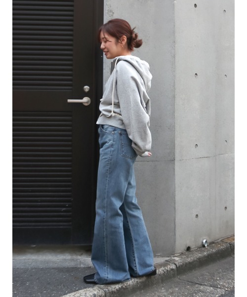 Ungrid（アングリッド）の「ハイウエストフレアデニム（デニムパンツ・レディース・ブルー・26inch/25inch/24inch）」の21枚目の写真