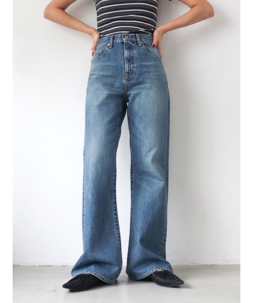 Ungrid（アングリッド）の「ハイウエストフレアデニム（デニムパンツ・レディース・ブルー・26inch/25inch/24inch）」の13枚目の写真