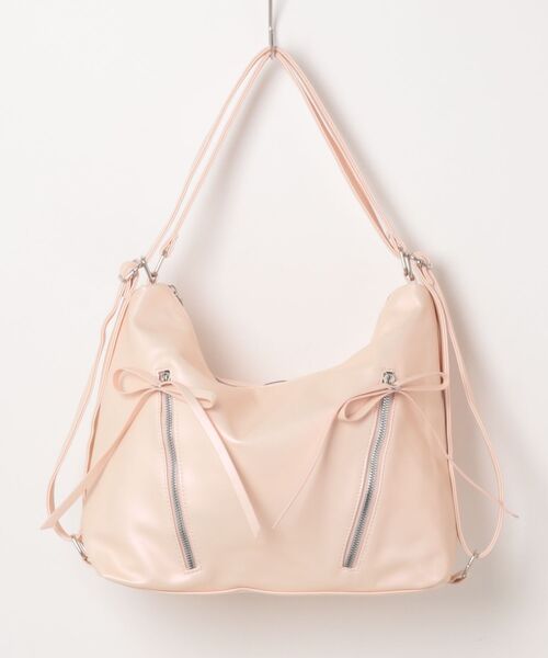 apres jour（アプレジュール）の「【apres jour×ARIAZ】2WAYリボンデザインバッグ（ショルダーバッグ・レディース・オフホワイト/ブラック/ライトピンク・FREE）」の13枚目の写真