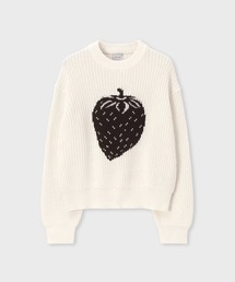 Paul Smith | ウィメンズ"Graphic Strawberry"ニット / 165202 680N(ニット/セーター)