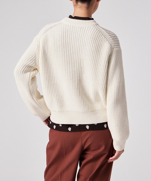 Paul Smith(ポールスミス)の「ウィメンズ"Graphic Strawberry"ニット / 165202 680N(ニット/セーター・レディース・ホワイト・MEDIUM)」の9枚目の写真