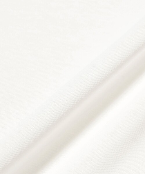 Demi-Luxe BEAMS(デミルクス ビームス)の「コットンキュプラ ラウンドヘム ロングスリーブ Tシャツ(Tシャツ/カットソー・レディース・ホワイト/ブラック・ONE SIZE)」の17枚目の写真