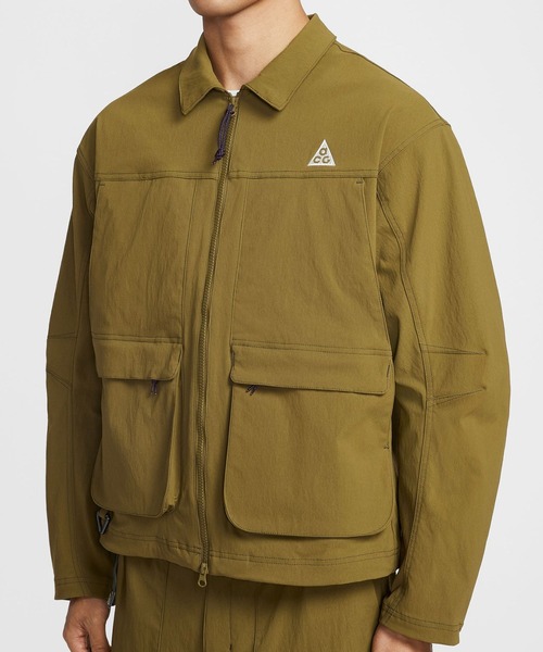 NIKE ACG（ナイキエィシージー）の「NIKE AS M ACG UV SMITH SUMMIT JKT / ナイキ ACG UV スミス サミット ジャケット 【SP】（その他アウター・メンズ・カーキ・S/M/L/XL/XXL）」の4枚目の写真