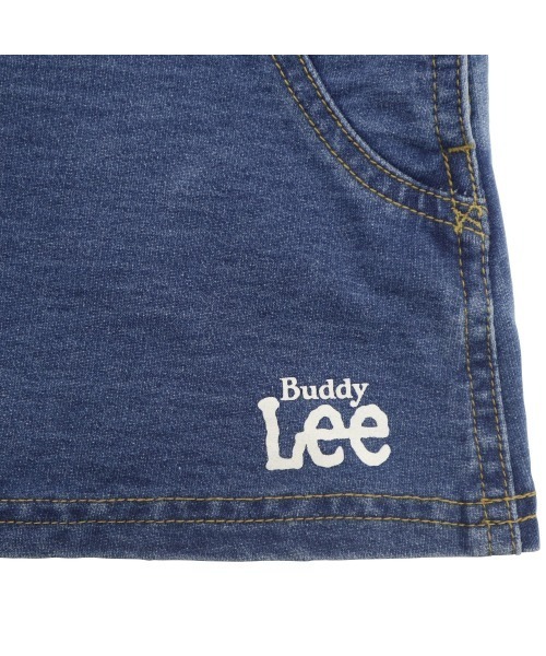 BUDDY Lee（バディーリー）の「BUDDYLEE バディーリー ジャンパースカート インディゴ染め（ジャンパースカート・キッズ・ブルー・90cm/80ｃｍ）」の2枚目の写真