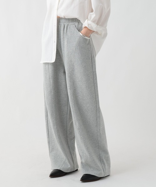 GEORGE'S(ジョージズ)の「カーブスウェットパンツ(スウェットパンツ・レディース・ベージュ/ブラック/グレー・SMALL/MEDIUM)」の3枚目の写真