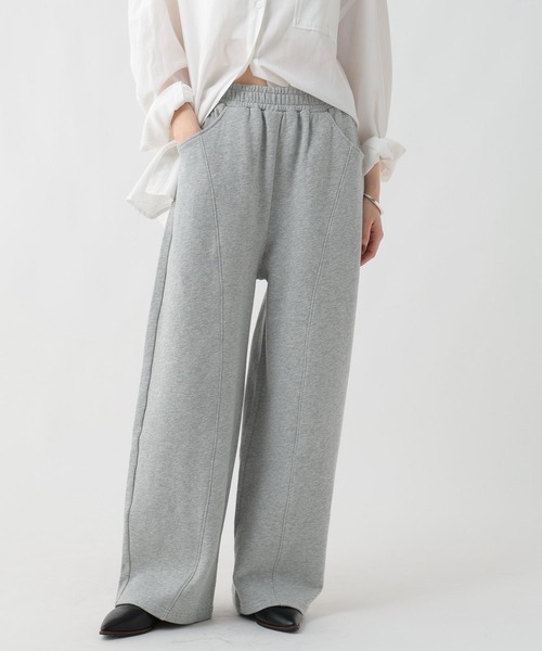 GEORGE'S(ジョージズ)の「カーブスウェットパンツ(スウェットパンツ・レディース・ベージュ/ブラック/グレー・SMALL/MEDIUM)」の8枚目の写真