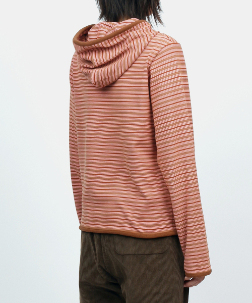 SUNNECT(ソネクト)の「Stripe Taped Hoodie - Pink(パーカー・レディース・その他・OS)」の4枚目の写真