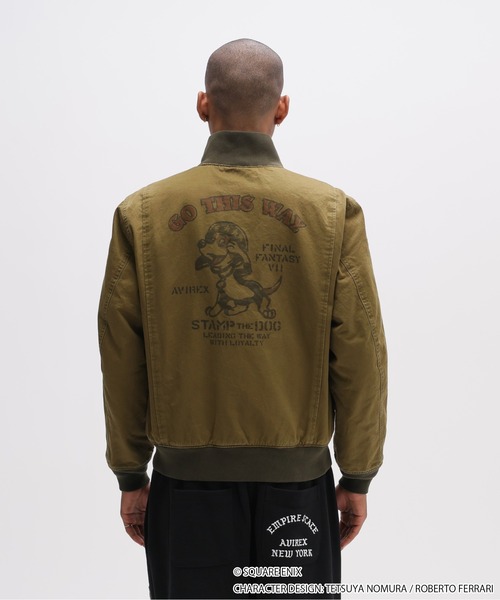 AVIREX（アヴィレックス）の「《AVIREX × FINAL FANTASY VII REMAKE》TANKERS "STAMP DOG" / タンカース スタンプドッグ / アヴィレックス（ブルゾン・メンズ・オリーブ・MEDIUM/LARGE/X-LARGE/XX-LARGE）」の7枚目の写真